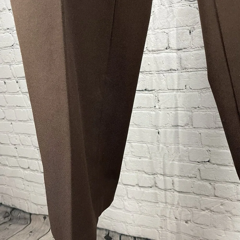 VTG Levi Strauss Brown Straight Leg Classic Workwear Dress Pants Retro (36x31)